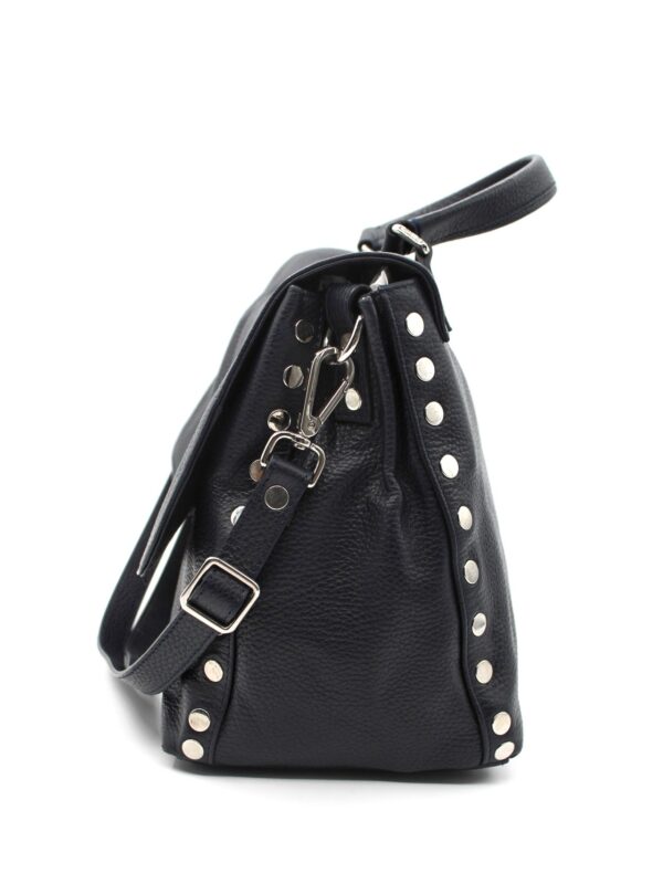 Borsa Zanellato postina M in pelle blu