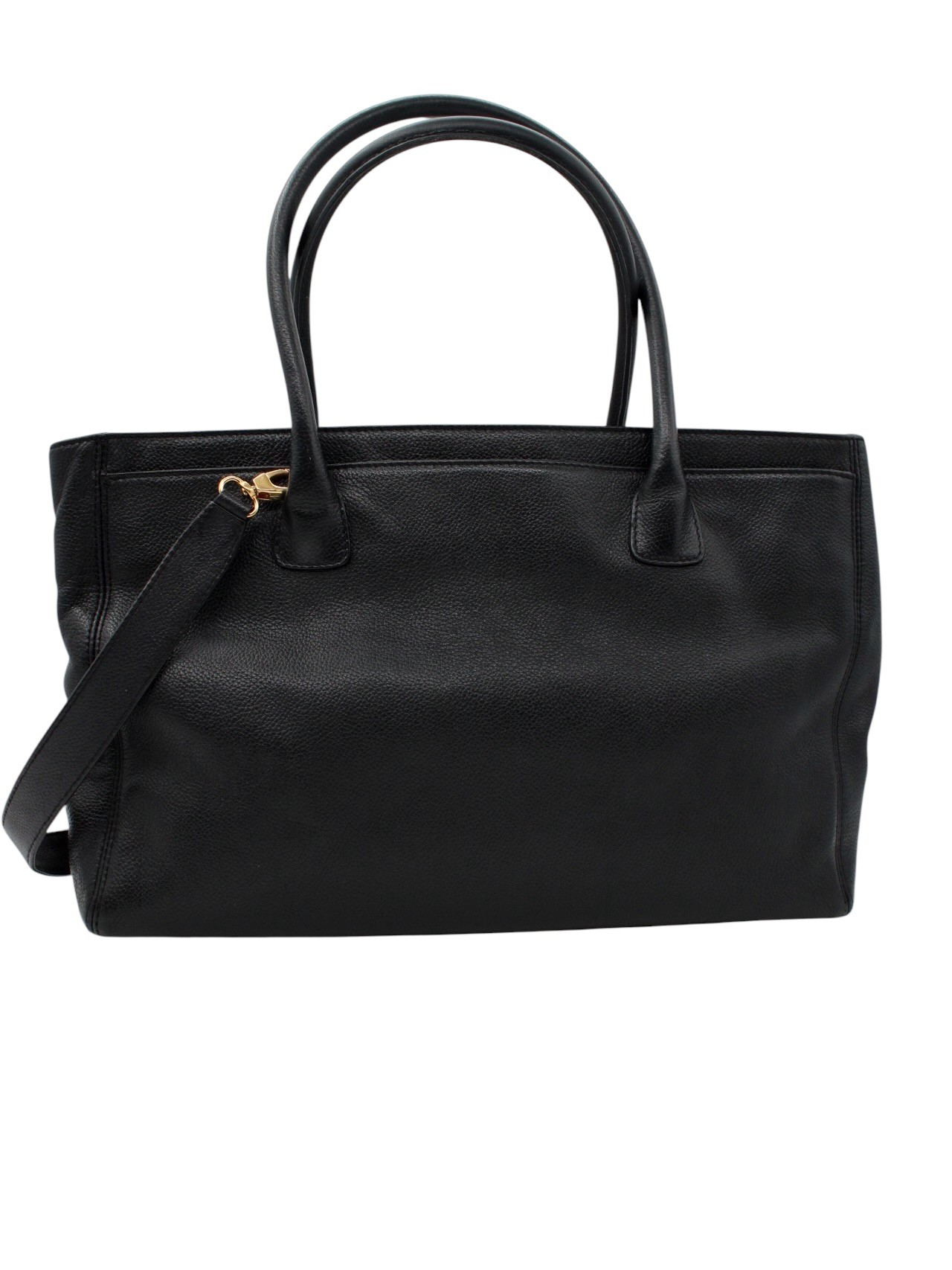 Borsa Chanel Executive in pelle nera thumb