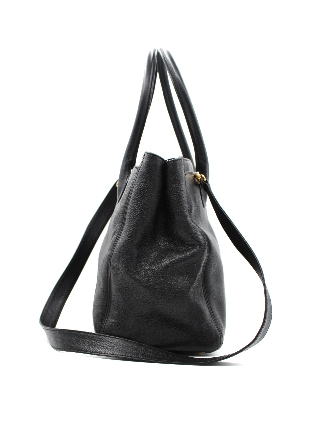 Borsa Chanel Executive in pelle nera thumb