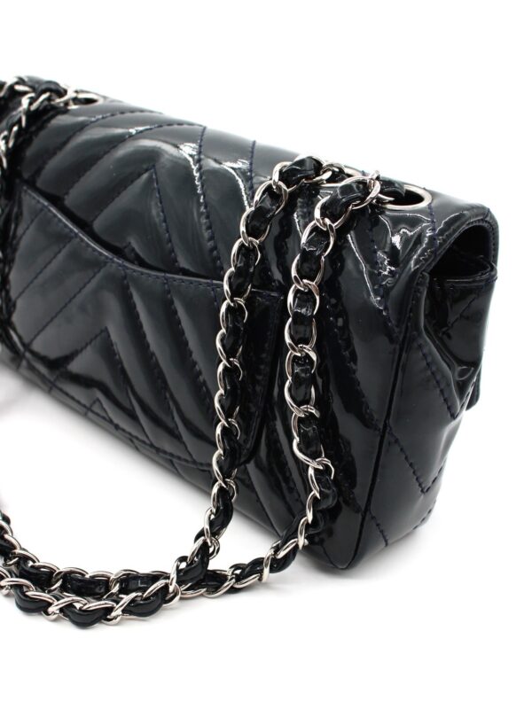 Borsa Chanel Patent Chevron East West