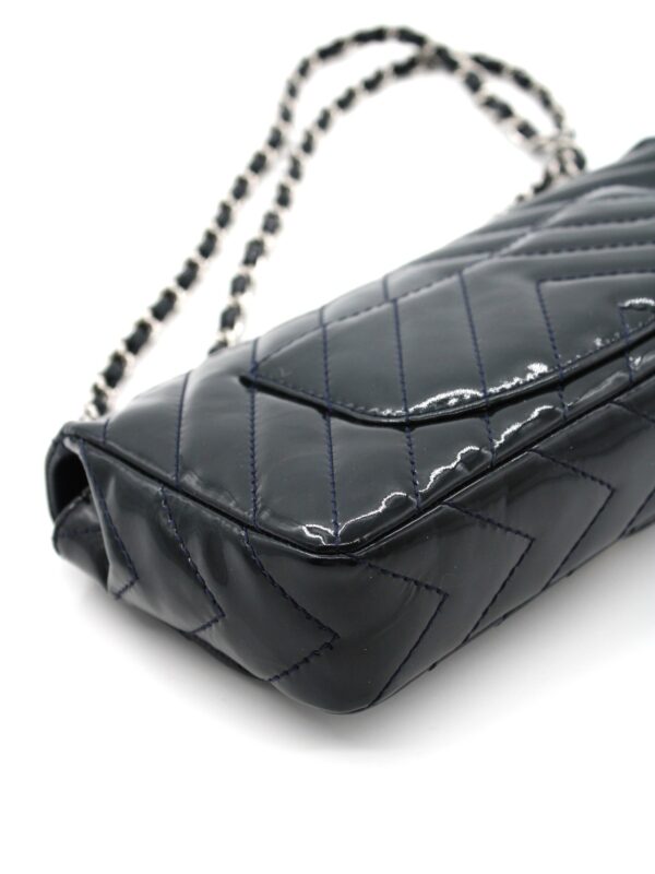 Borsa Chanel Patent Chevron East West