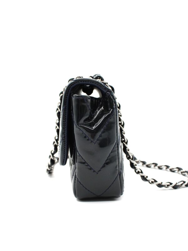 Borsa Chanel Patent Chevron East West