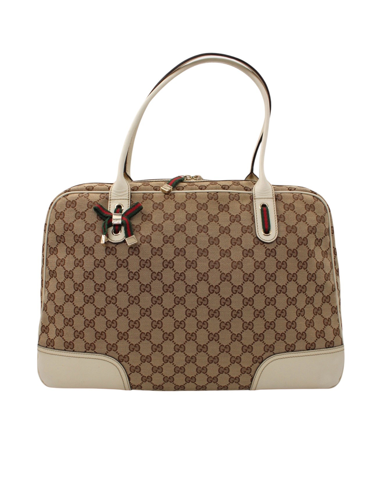 Borsa Gucci Princy  in Tela GG e finiture in Pelle misura large thumb