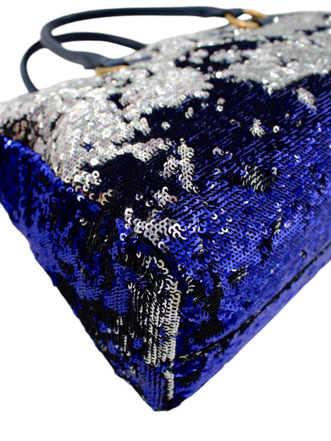 Borsa Miu Miu con Paillette Blu thumb