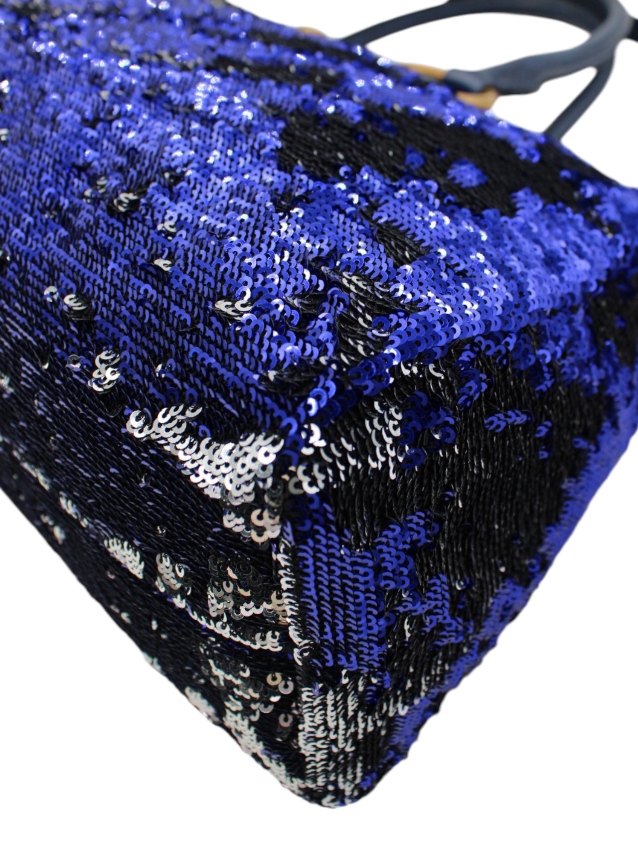 Borsa Miu Miu con Paillette Blu thumb