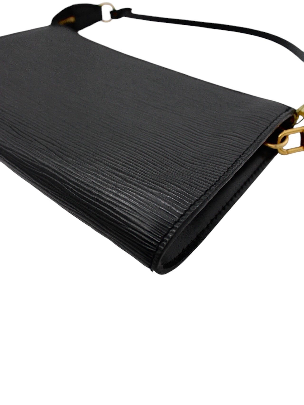 Pochette Louis Vuitton in Pelle Epi Nera thumb