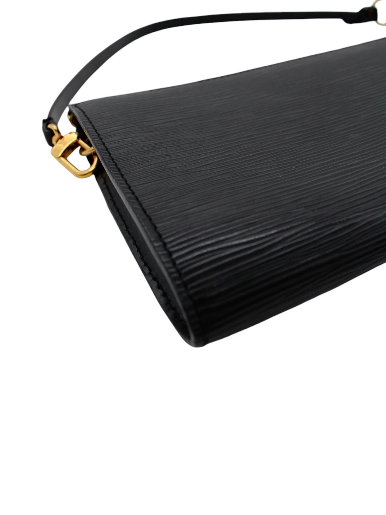 Pochette Louis Vuitton in Pelle Epi Nera thumb