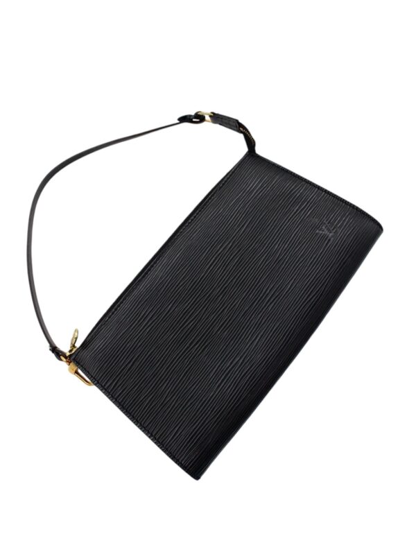 Pochette Louis Vuitton in Pelle Epi Nera