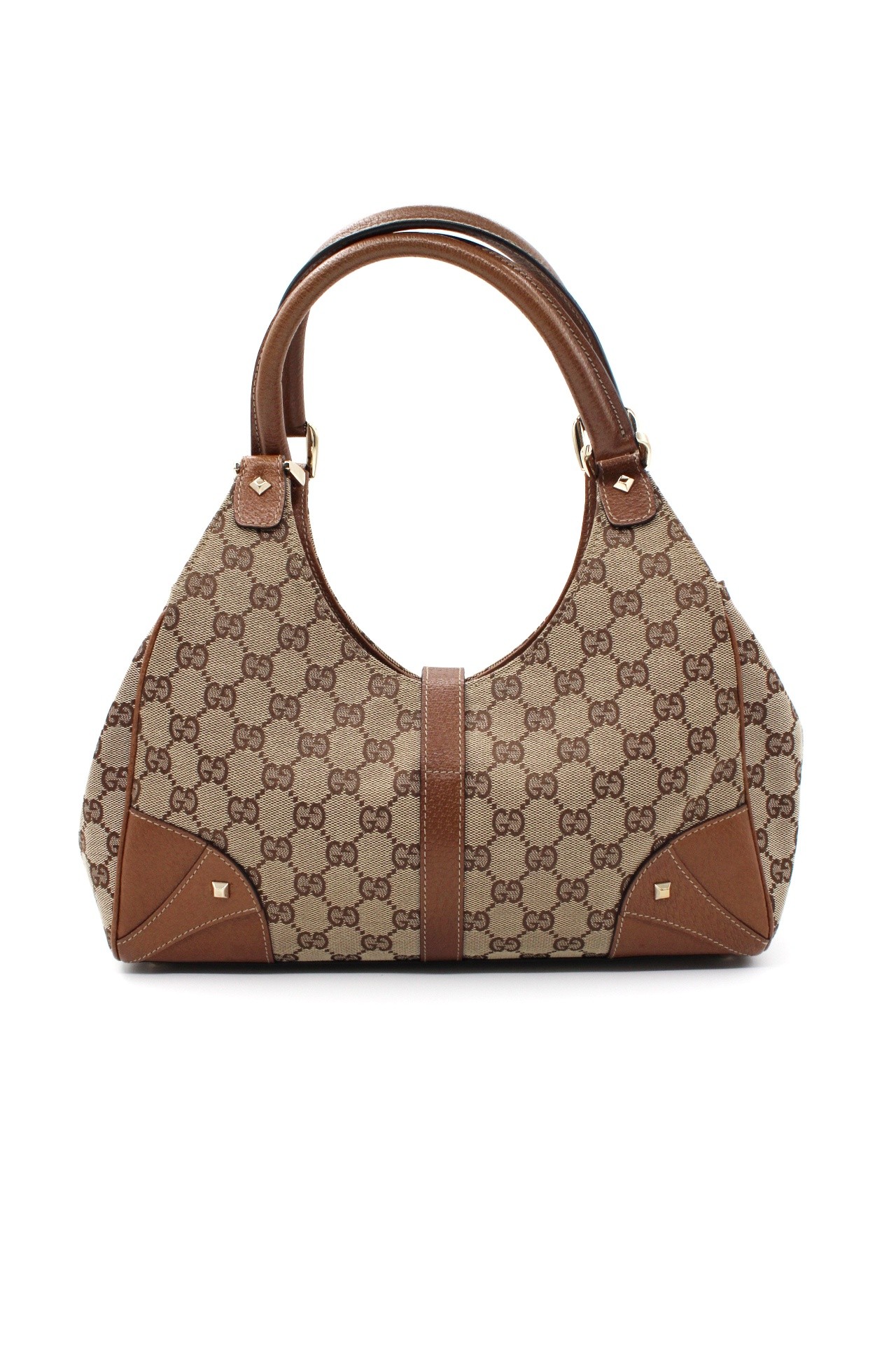 Borsa Gucci jackie in tessuto GG e pelle thumb