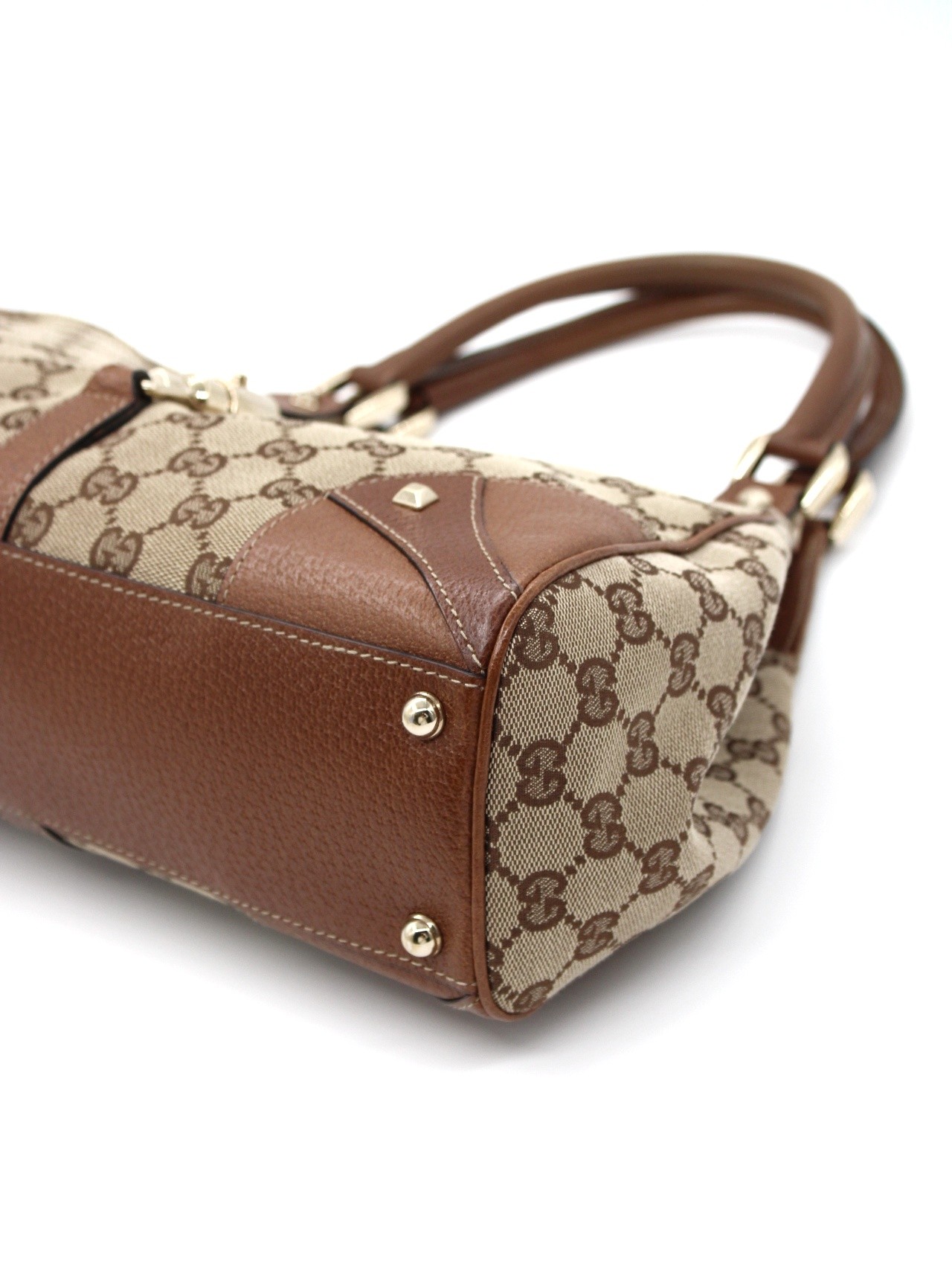 Borsa Gucci jackie in tessuto GG e pelle thumb
