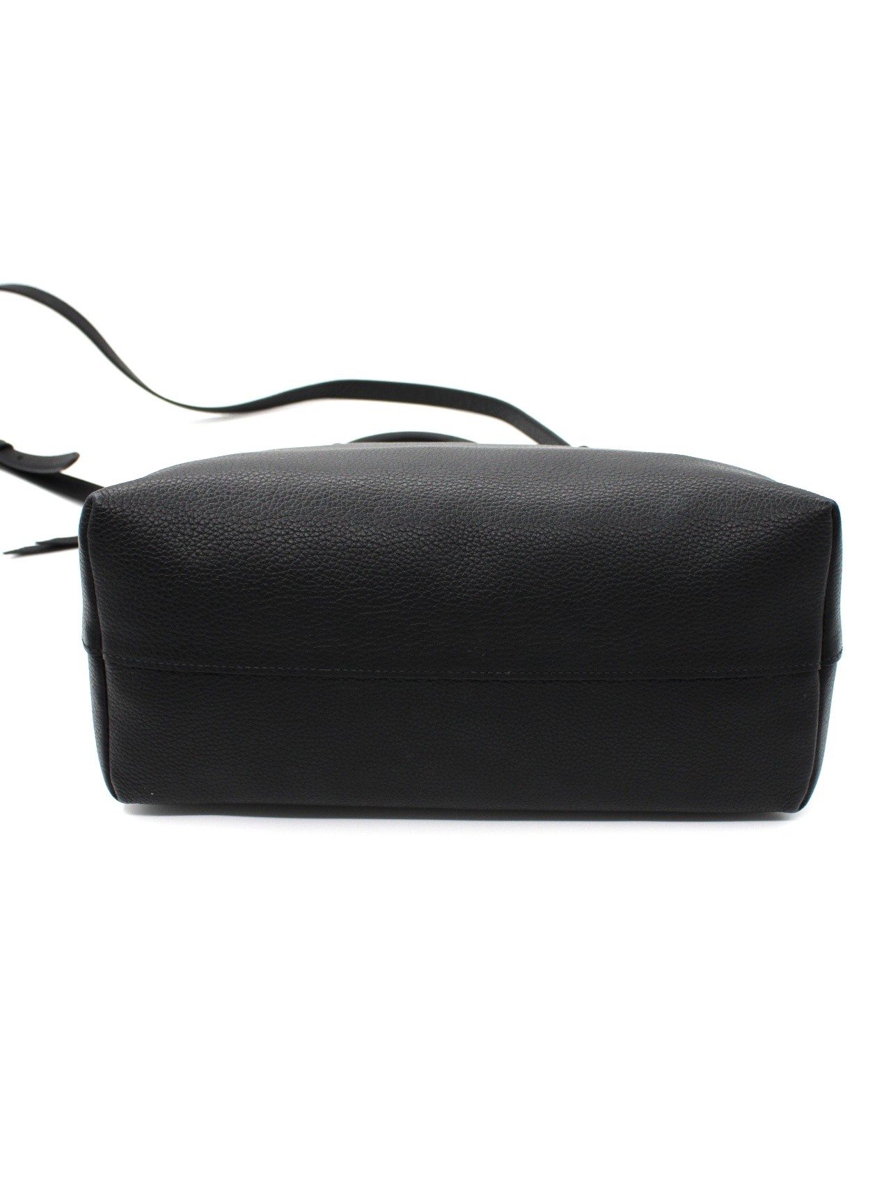 Shopper Prada nera in pelle martellata thumb