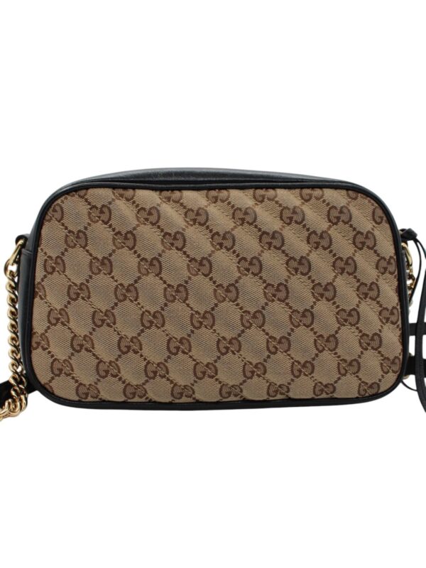 Tracolla Gucci Marmont in Pelle e Tessuto GG