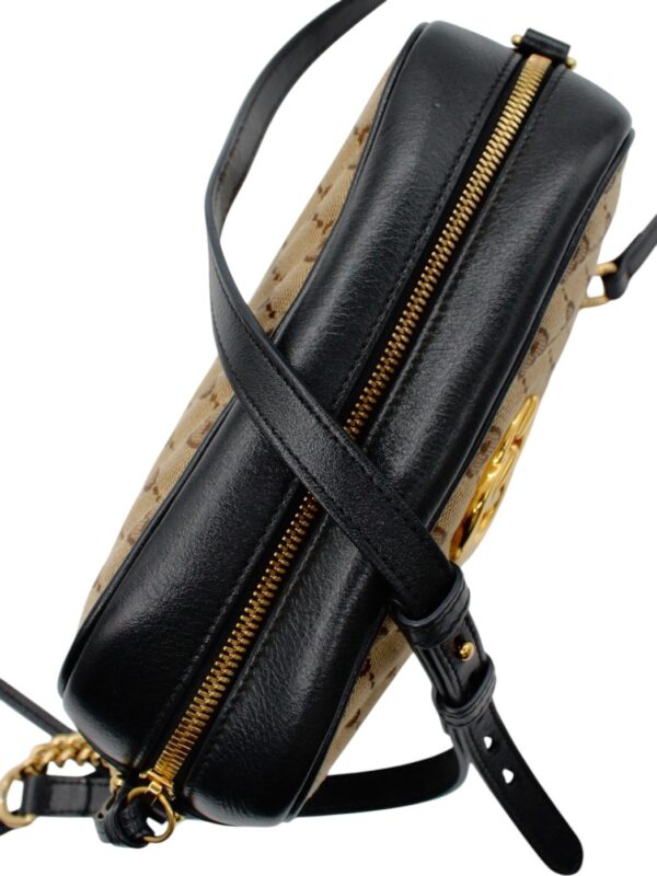 Tracolla Gucci Marmont in Pelle e Tessuto GG