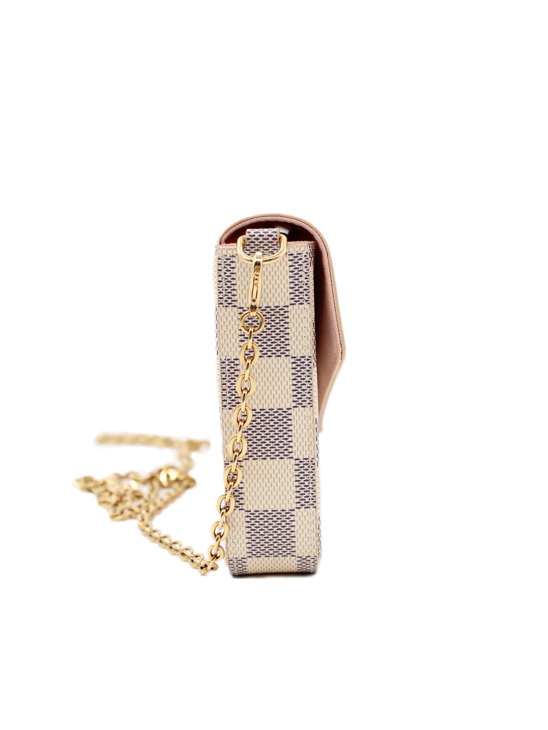 Pochette Louis Vuitton Félicie in Damier Azur thumb
