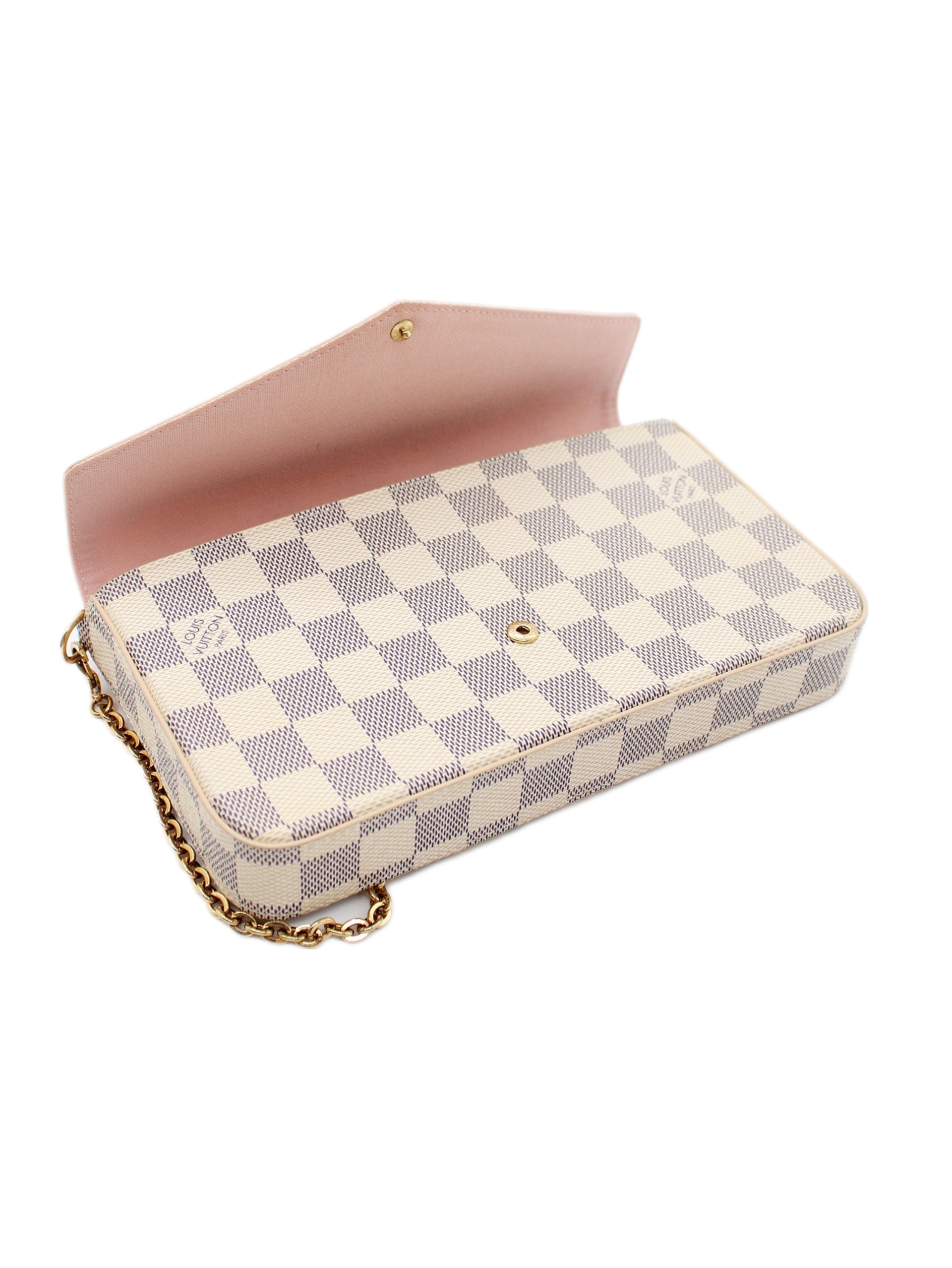 Pochette Louis Vuitton Félicie in Damier Azur thumb