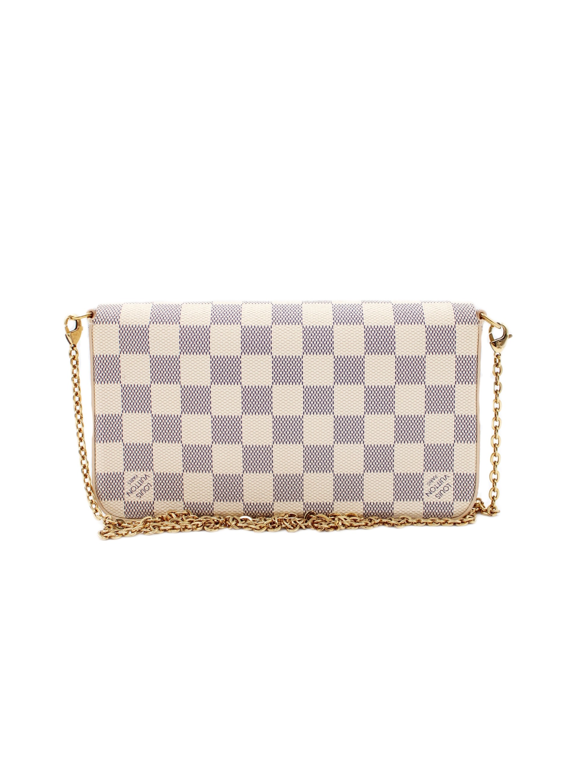 Pochette Louis Vuitton Félicie in Damier Azur thumb