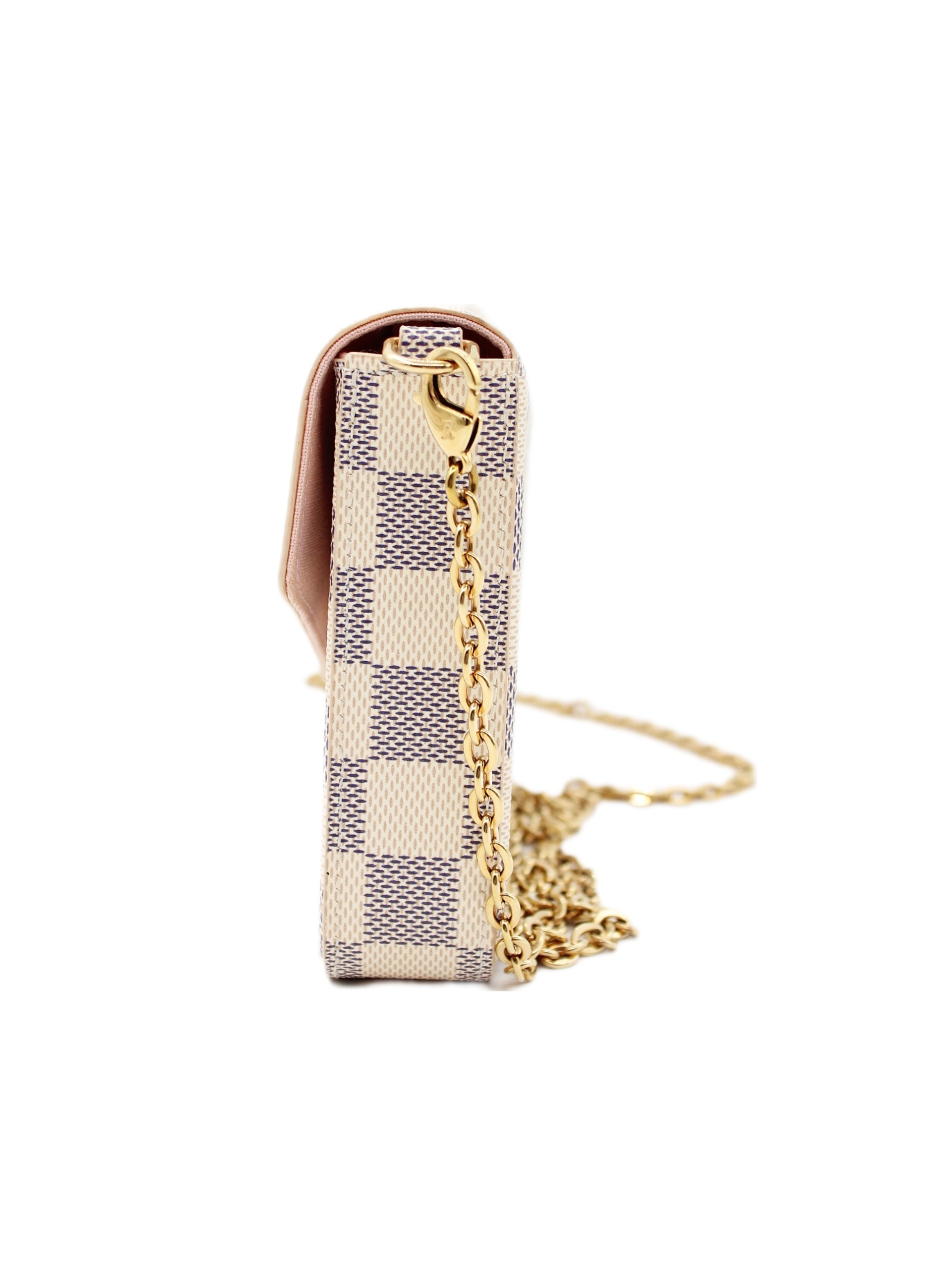 Pochette Louis Vuitton Félicie in Damier Azur thumb