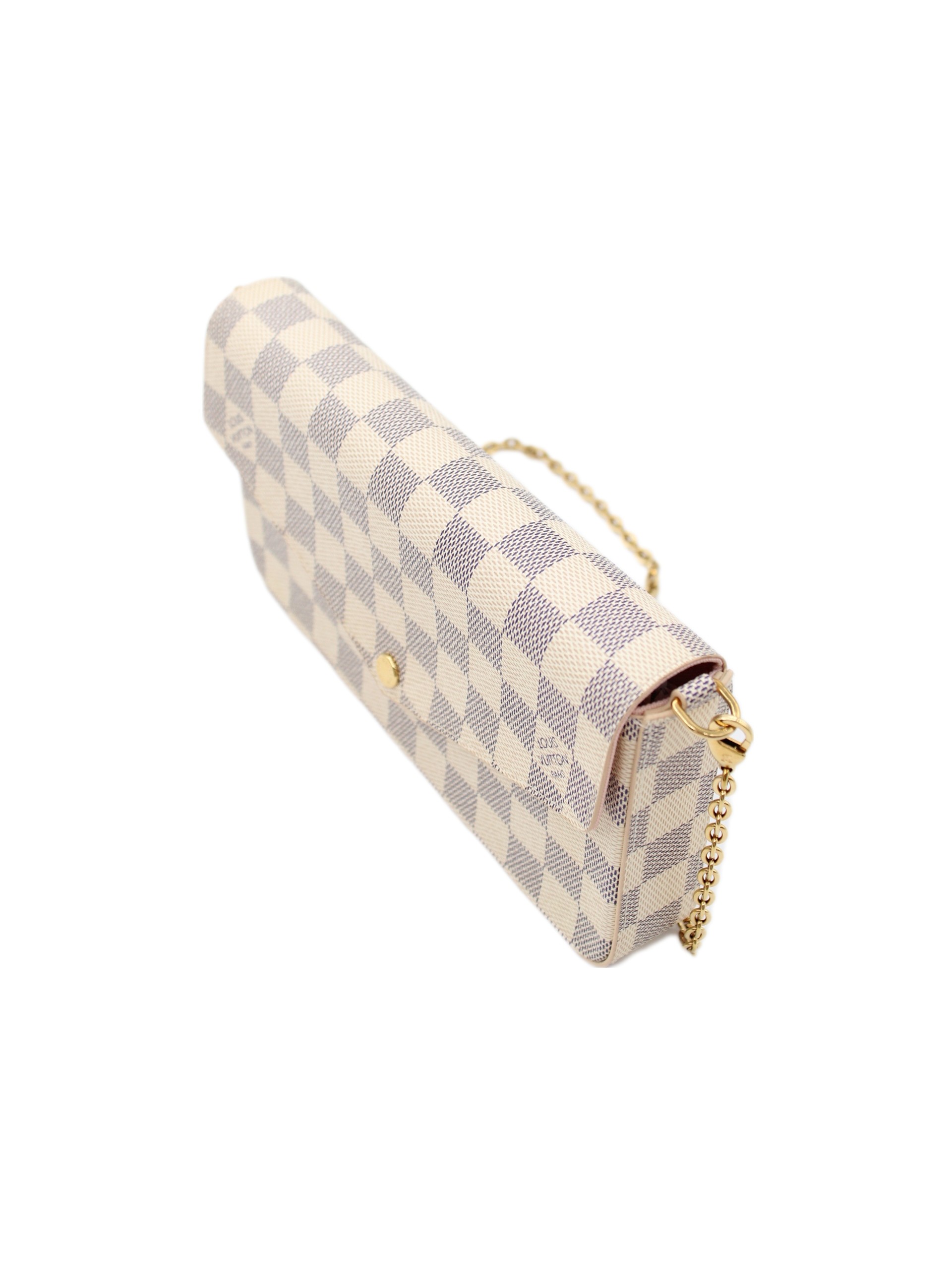 Pochette Louis Vuitton Félicie in Damier Azur thumb