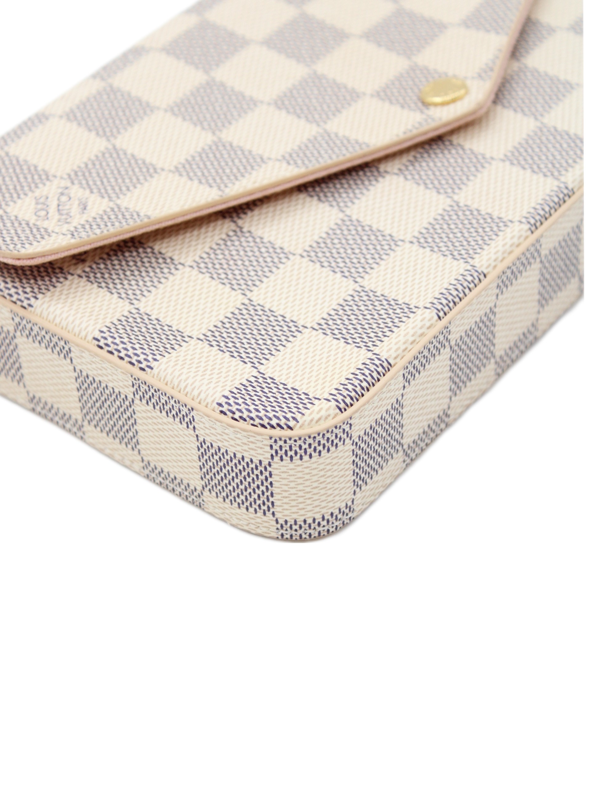 Pochette Louis Vuitton Félicie in Damier Azur thumb