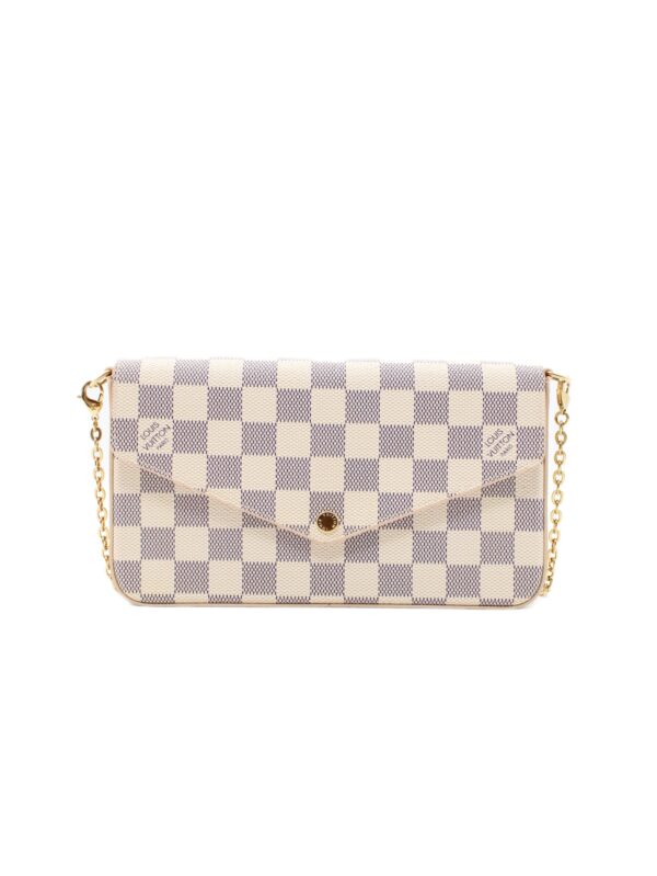 Pochette Louis Vuitton Félicie in Damier Azur