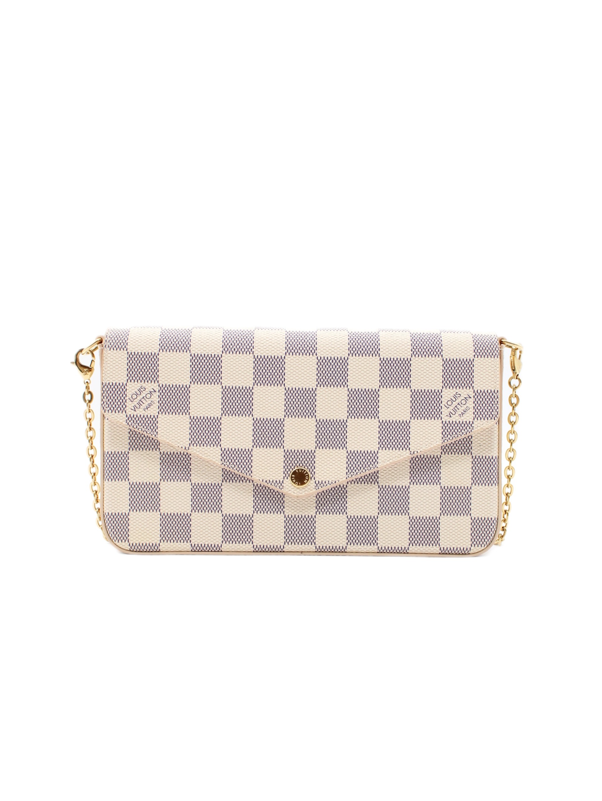 Pochette Louis Vuitton Félicie in Damier Azur thumb