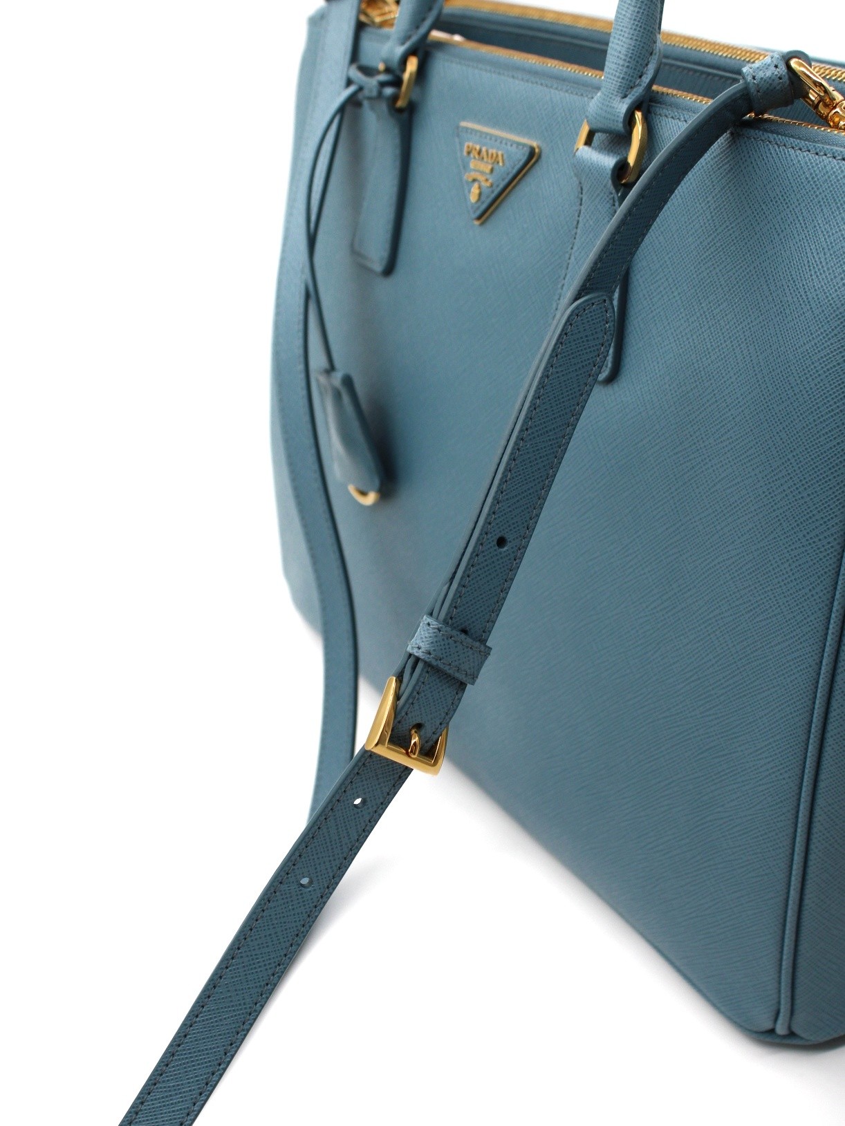 Borsa Prada Galleria in pelle large thumb