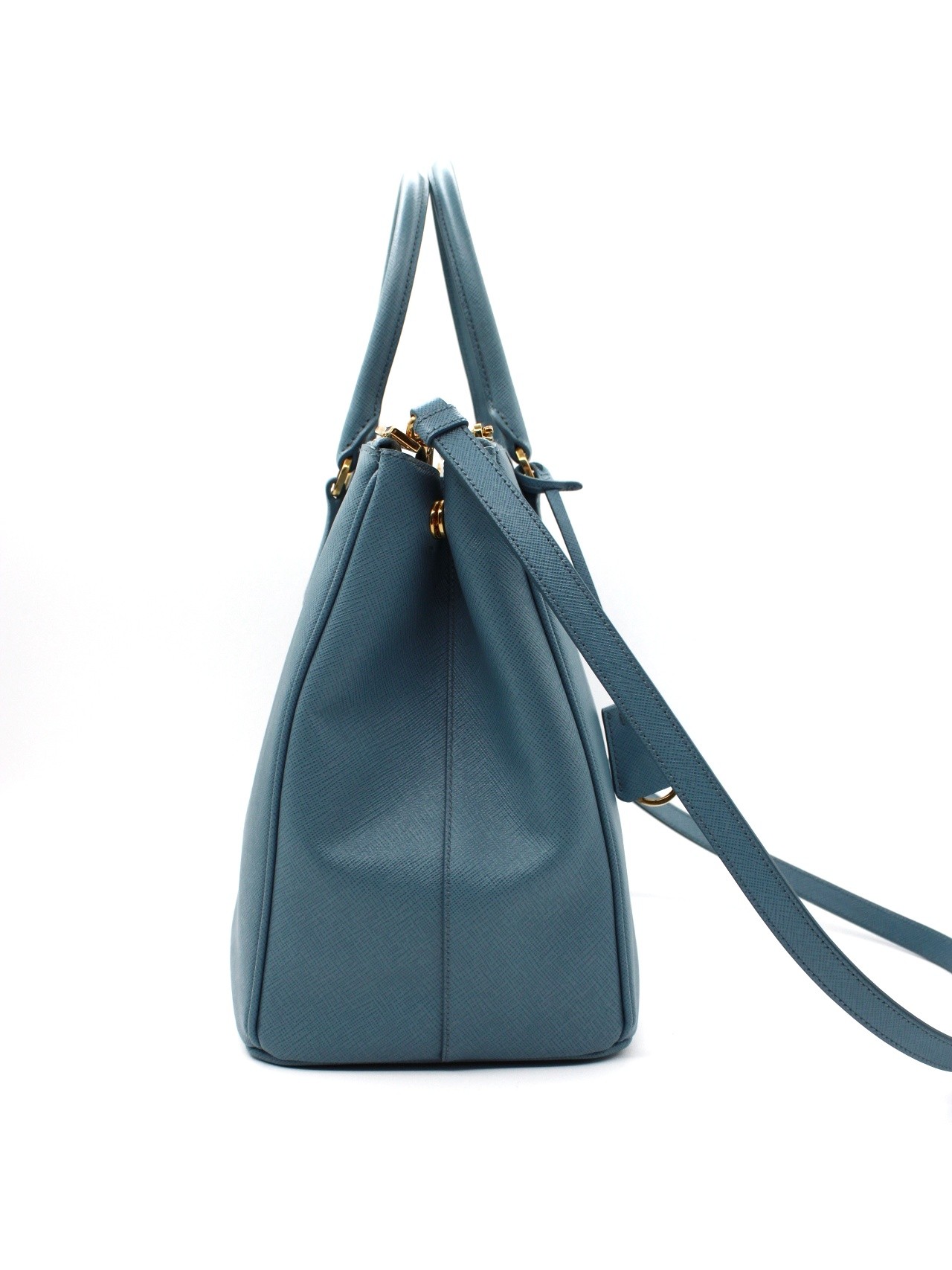 Borsa Prada Galleria in pelle large thumb