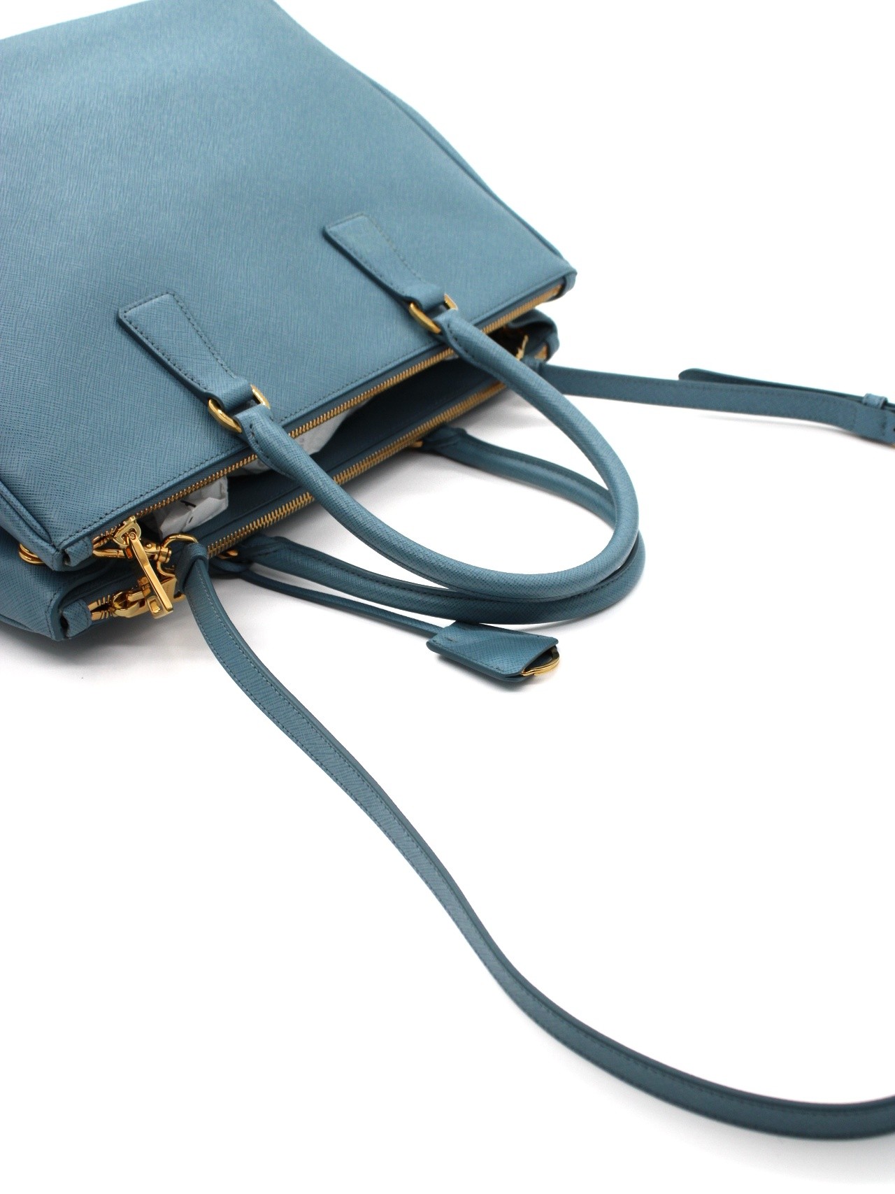 Borsa Prada Galleria in pelle large thumb