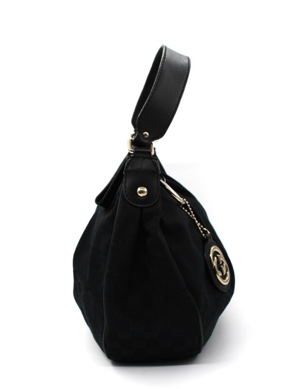 Borsa Gucci Hobo in tessuto e pelle