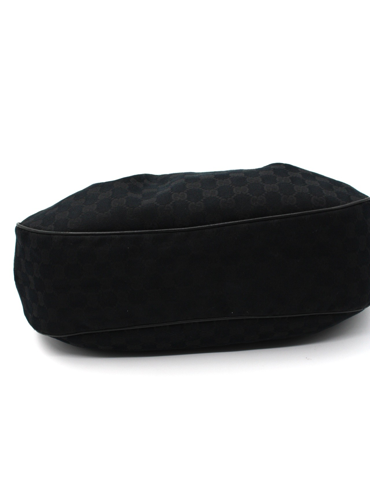 Borsa Gucci Hobo in tessuto e pelle thumb