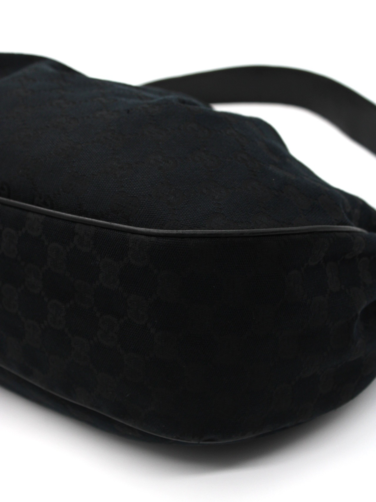 Borsa Gucci Hobo in tessuto e pelle thumb