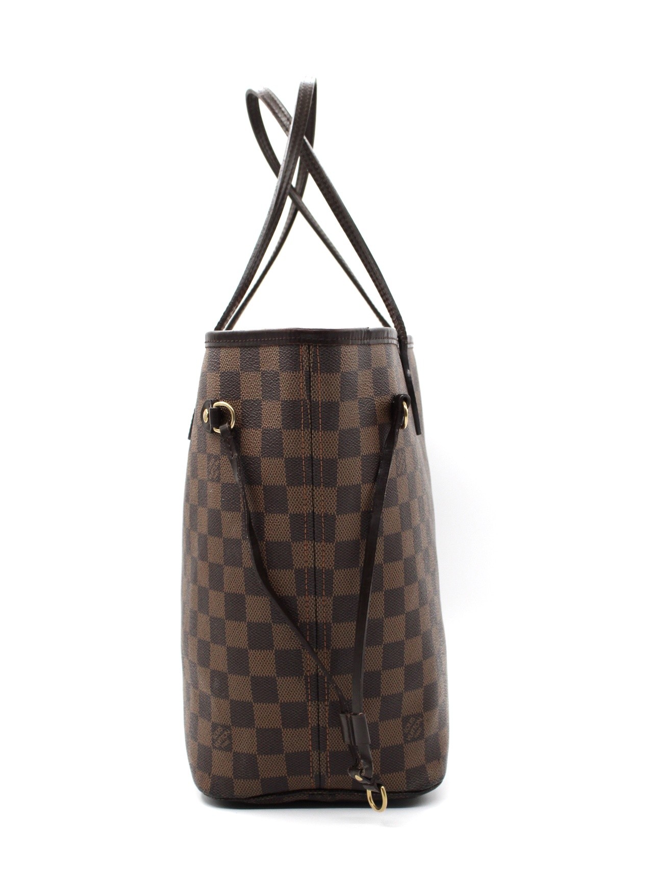 Borsa Louis Vuitton Neverfull MM in damier ebene thumb