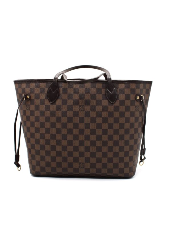 Borsa Louis Vuitton Neverfull MM in damier ebene