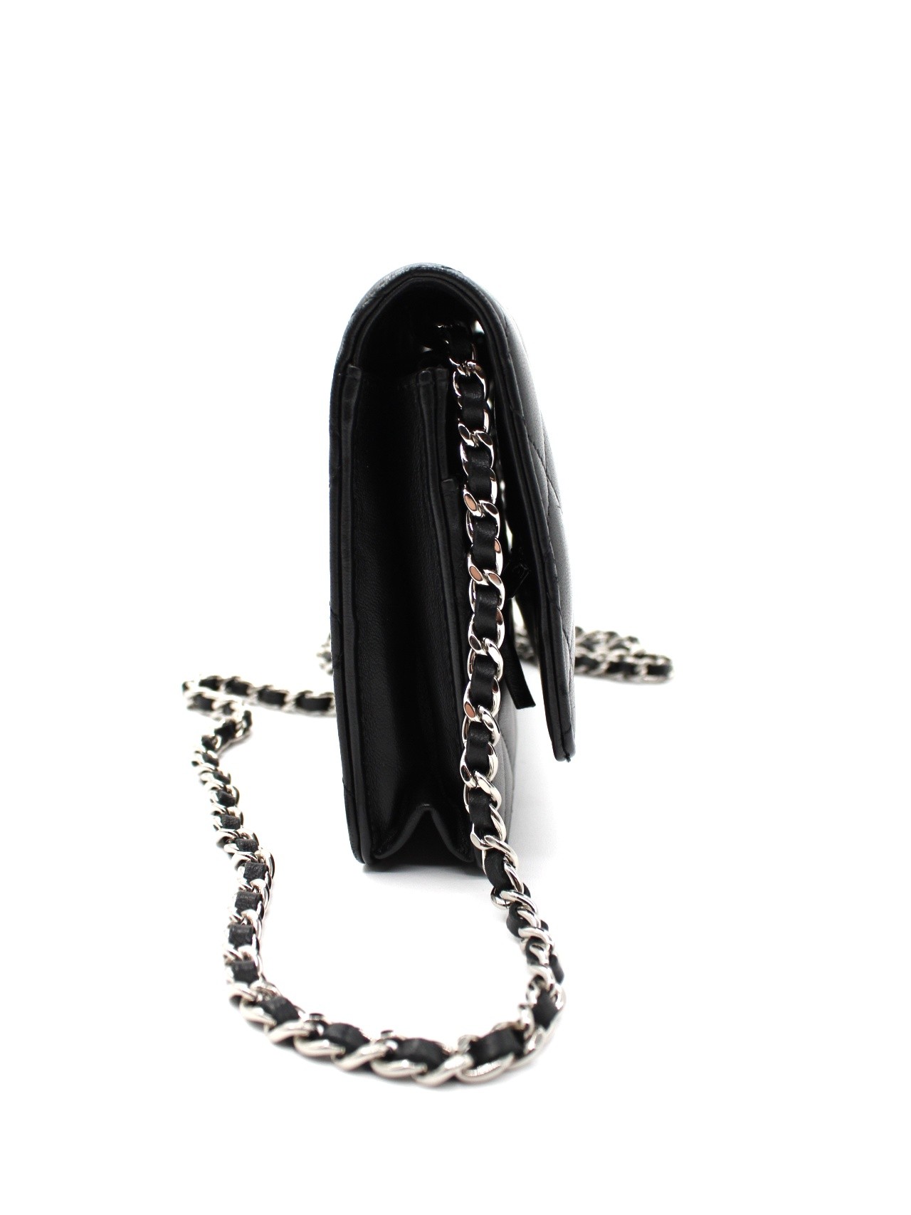 Borsa Chanel Woc in pelle nera thumb