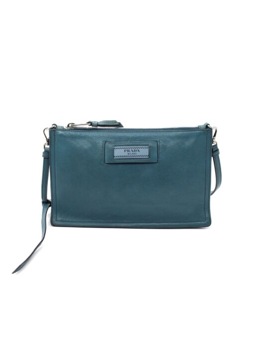 Borsa Prada in pelle cobalto