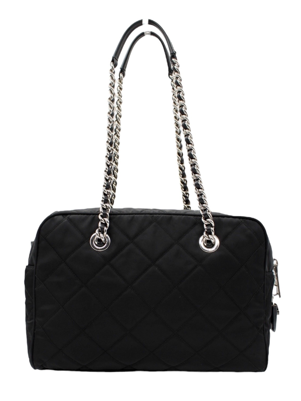 Bauletto Prada in Tela Vela Nero thumb