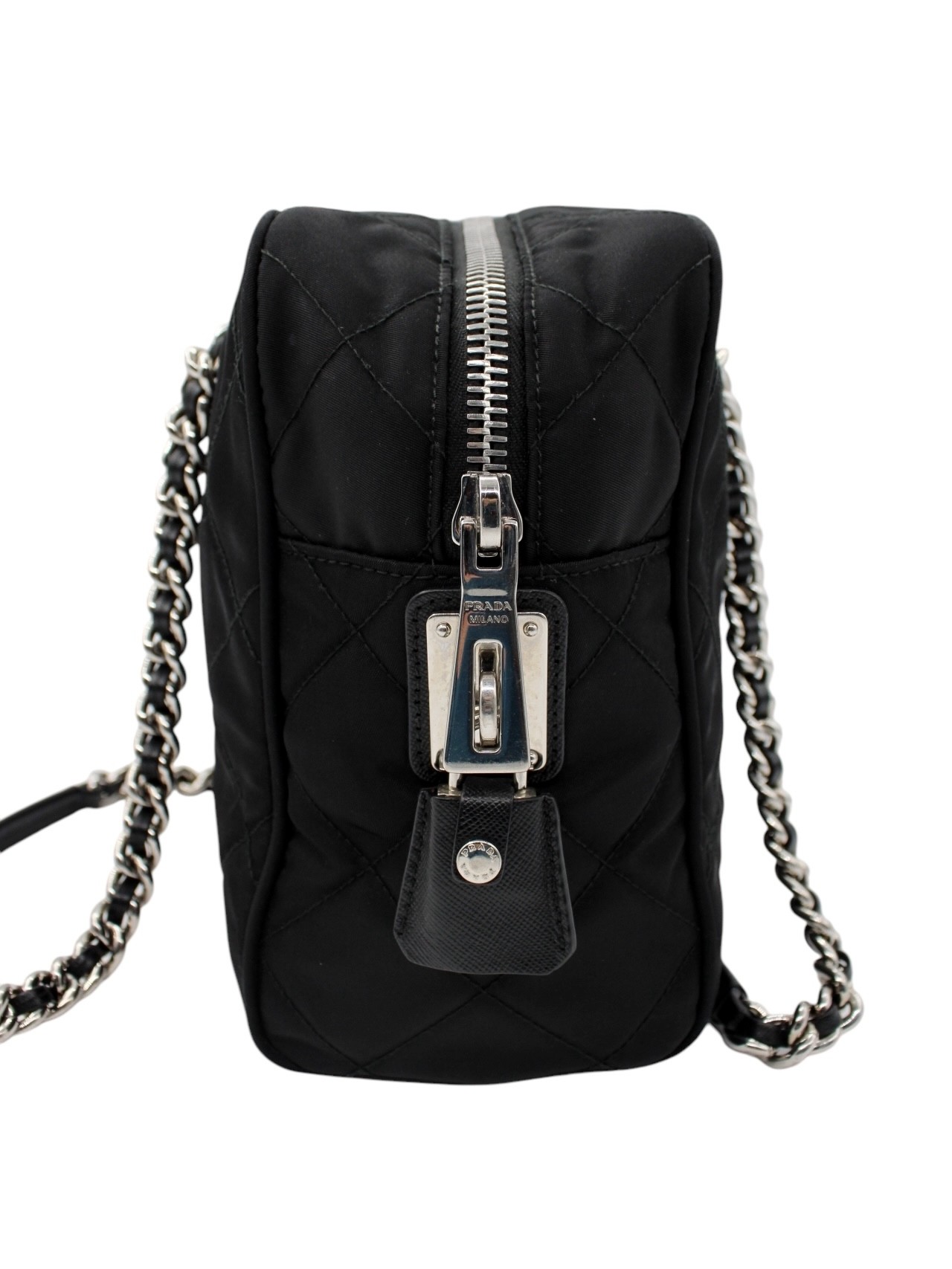 Bauletto Prada in Tela Vela Nero thumb
