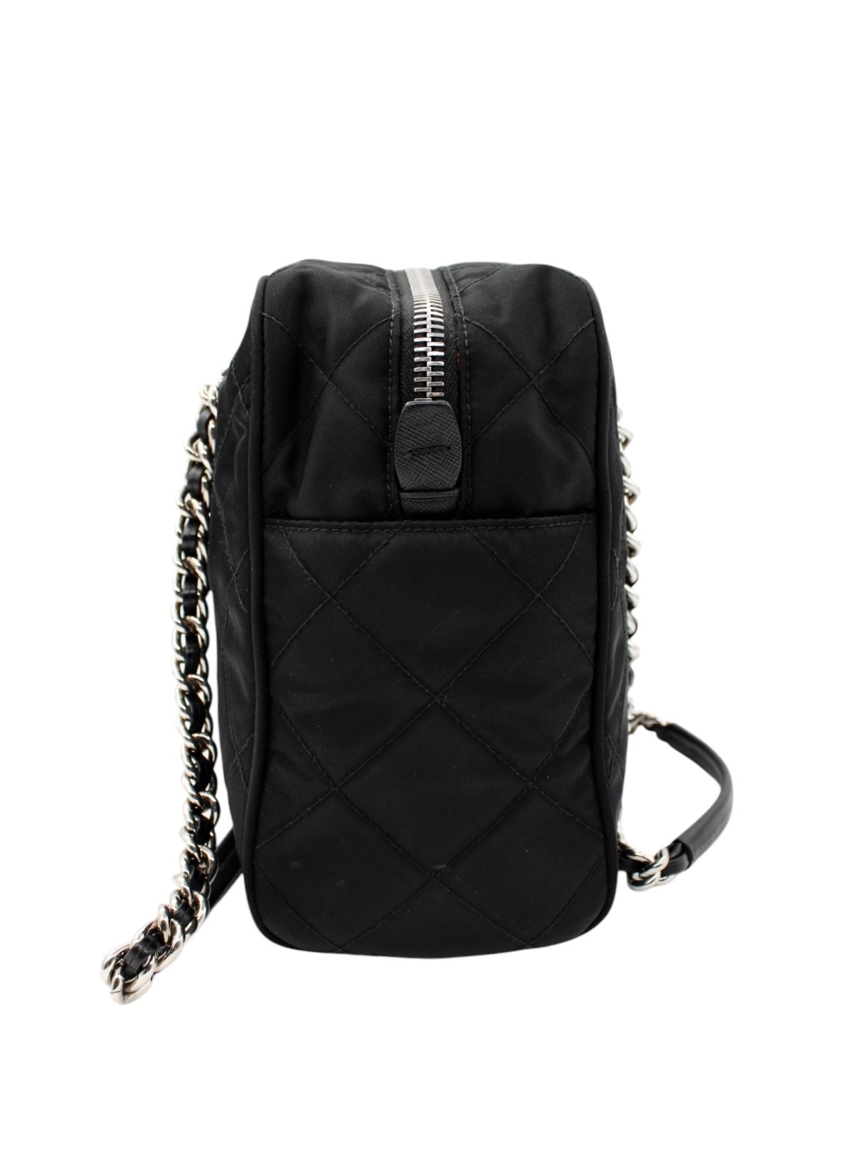 Bauletto Prada in Tela Vela Nero thumb