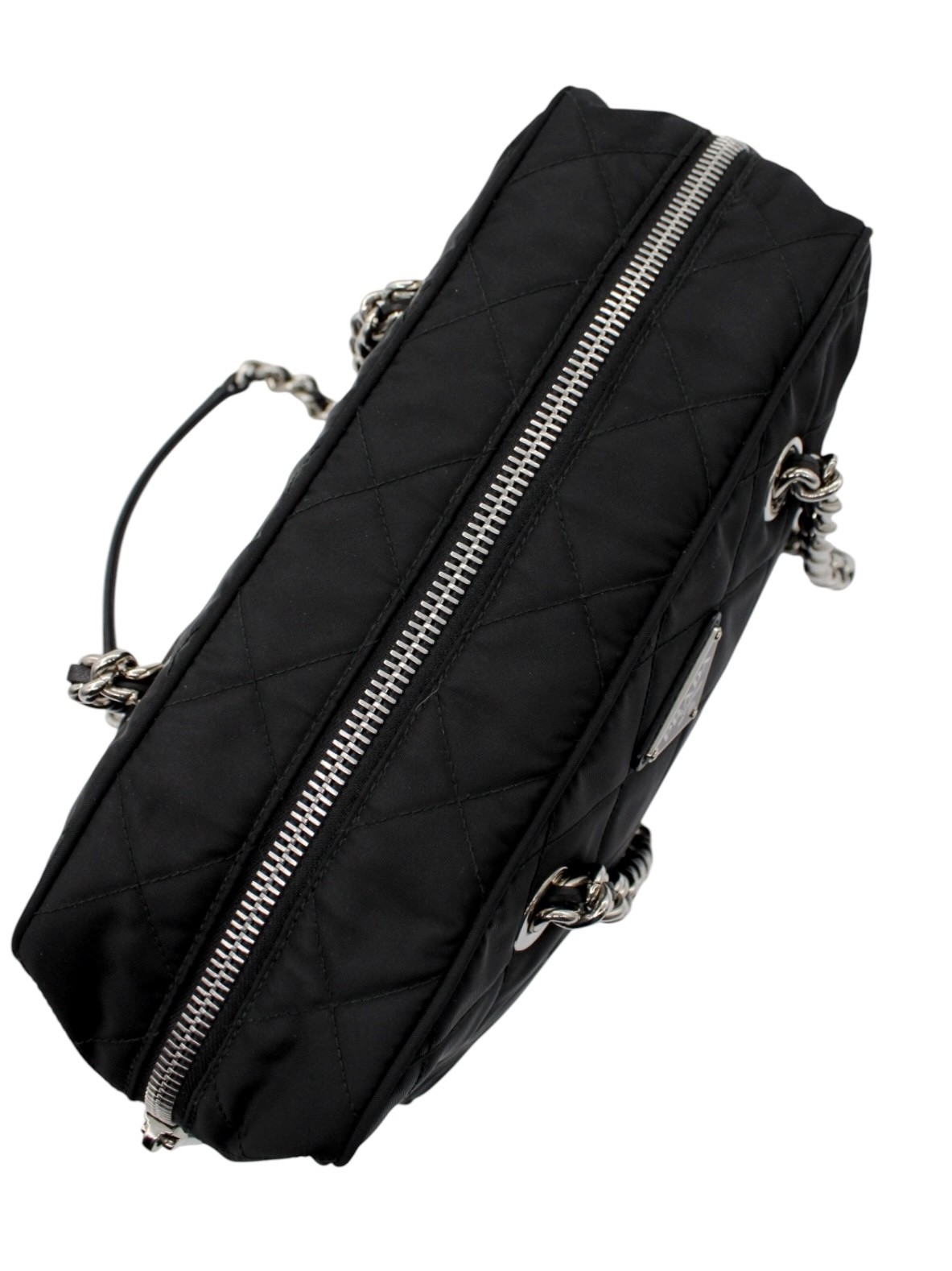 Bauletto Prada in Tela Vela Nero thumb