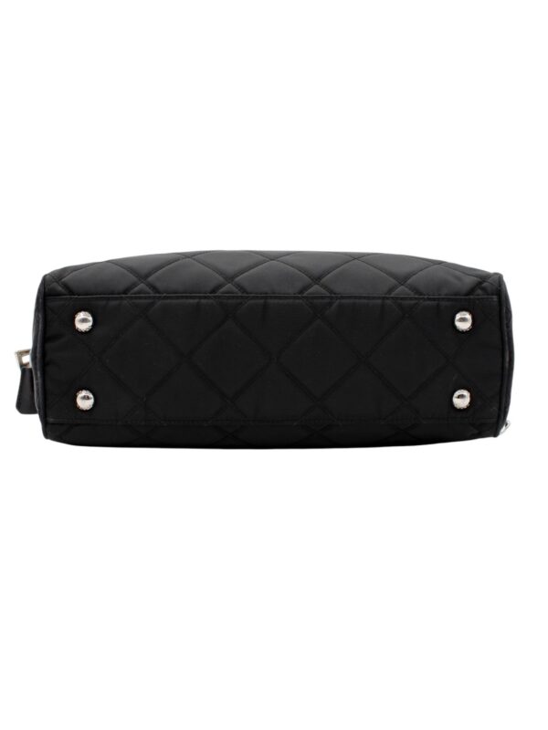 Bauletto Prada in Tela Vela Nero