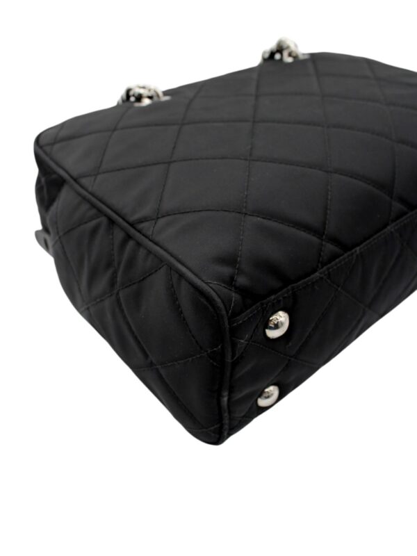 Bauletto Prada in Tela Vela Nero