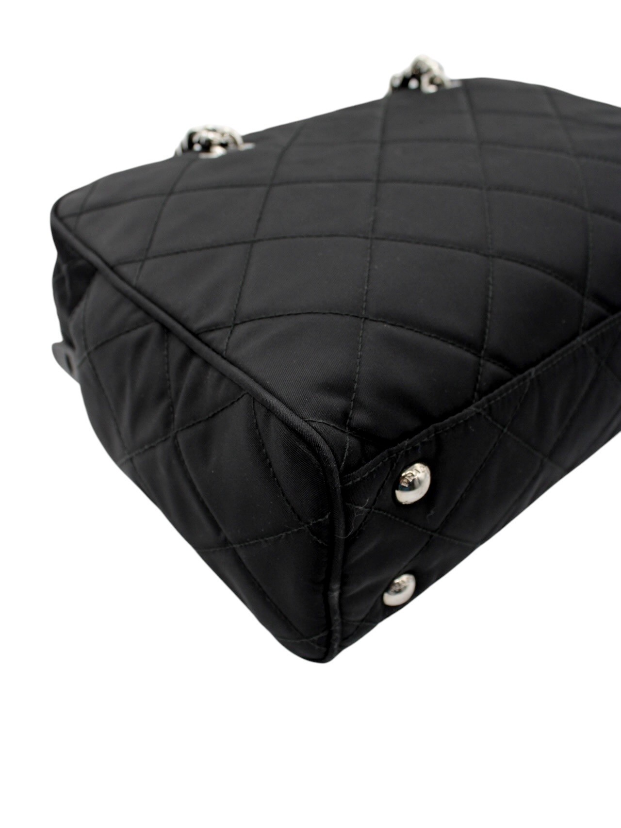 Bauletto Prada in Tela Vela Nero thumb