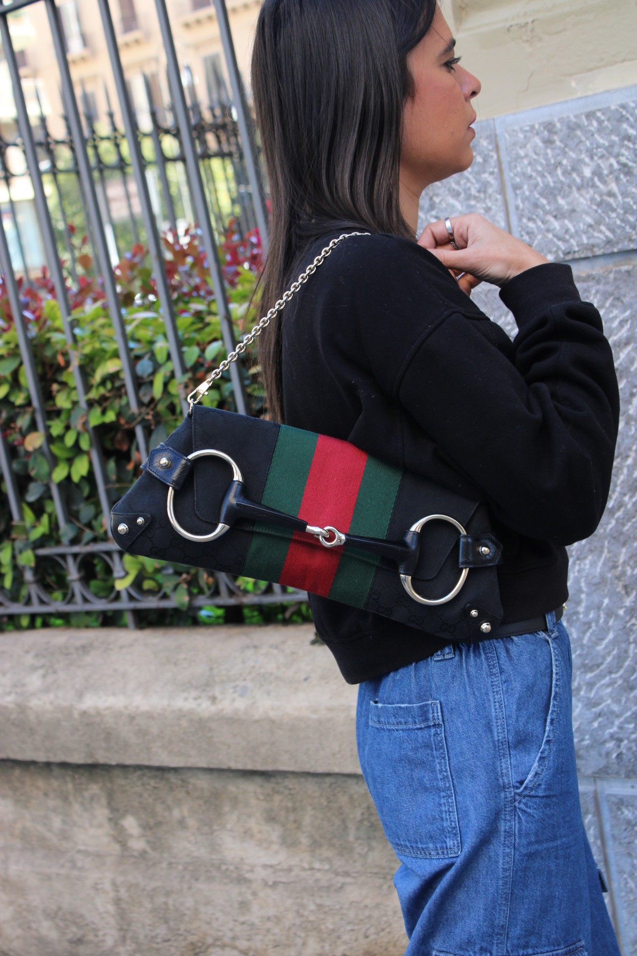Borsa Gucci Horsebit Web thumb