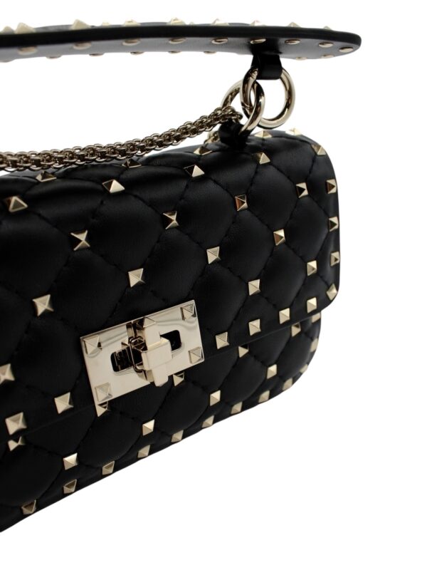 Borsa Valentino Rockstud Spike piccola in Nappa