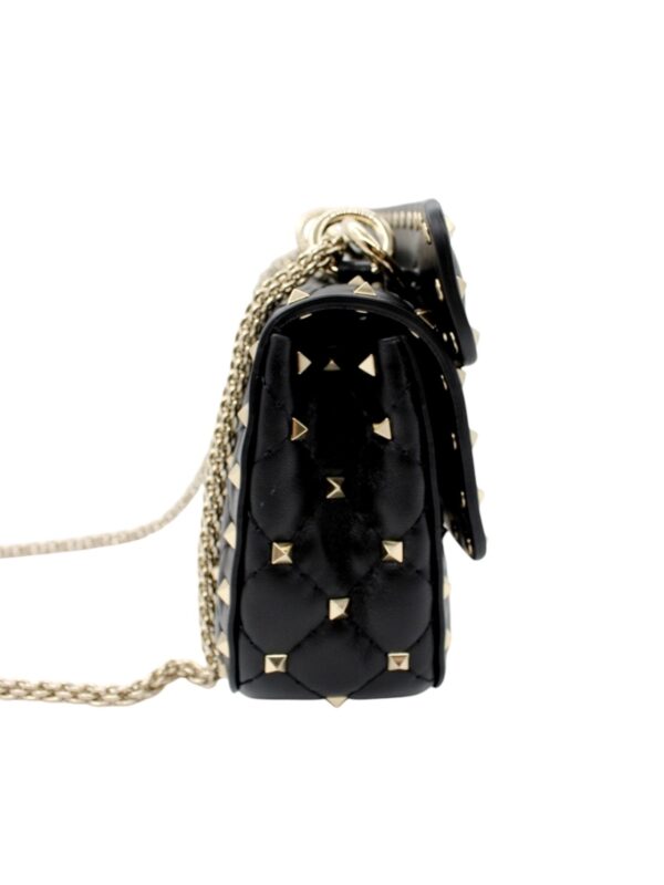 Borsa Valentino Rockstud Spike piccola in Nappa