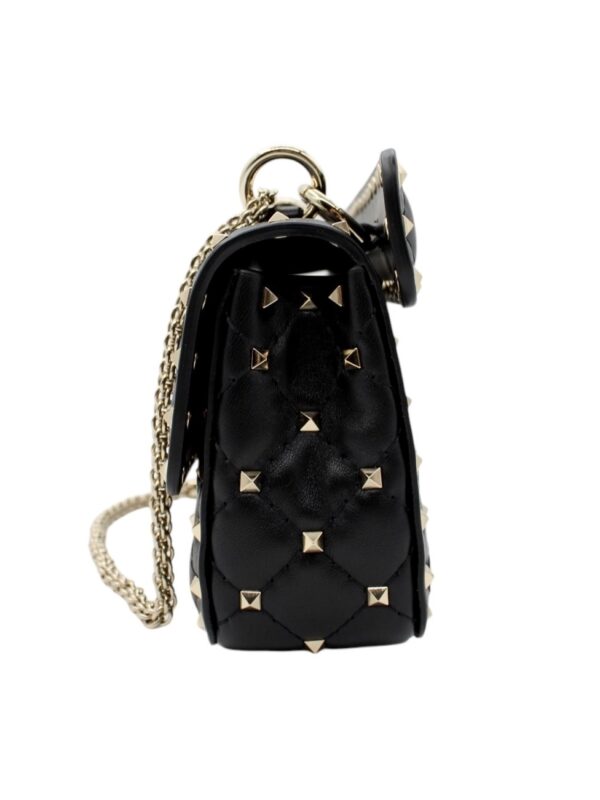 Borsa Valentino Rockstud Spike piccola in Nappa