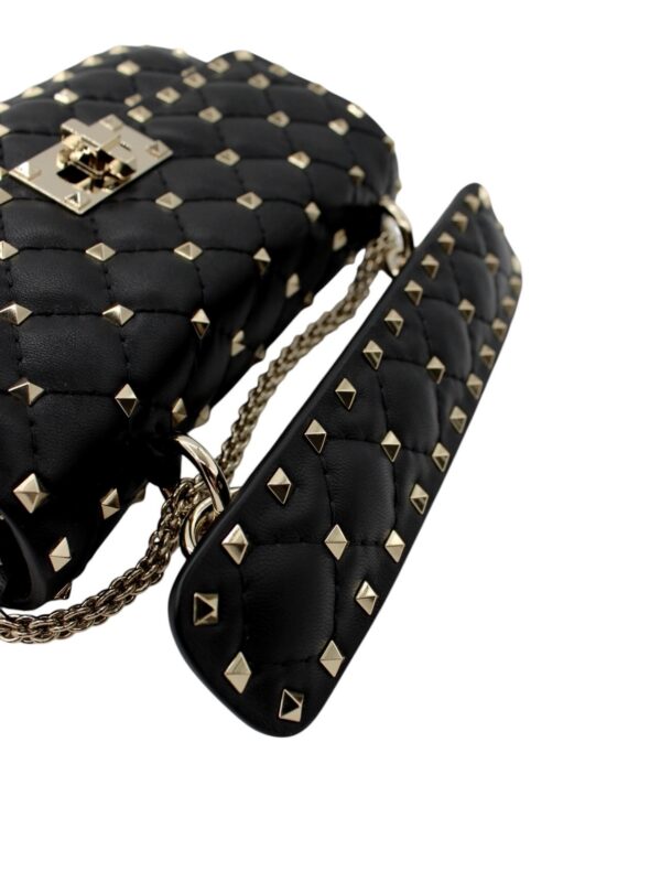 Borsa Valentino Rockstud Spike piccola in Nappa
