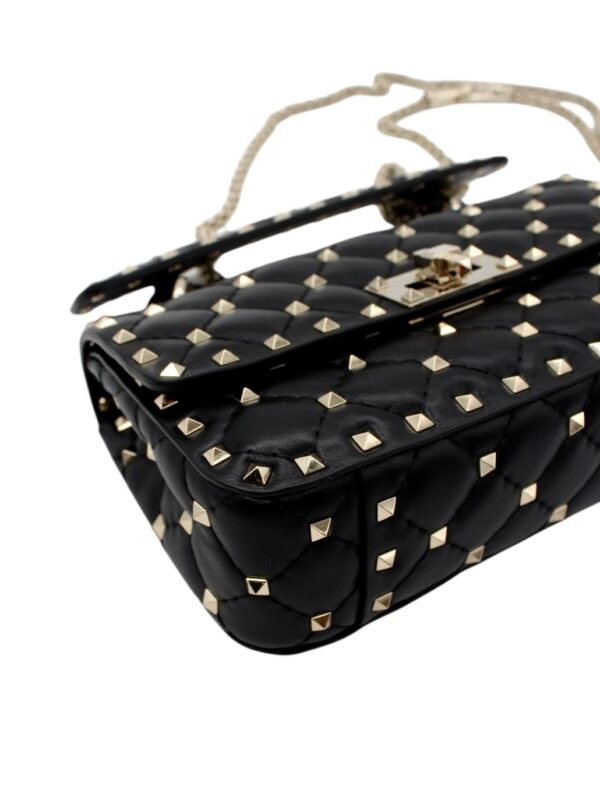Borsa Valentino Rockstud Spike piccola in Nappa