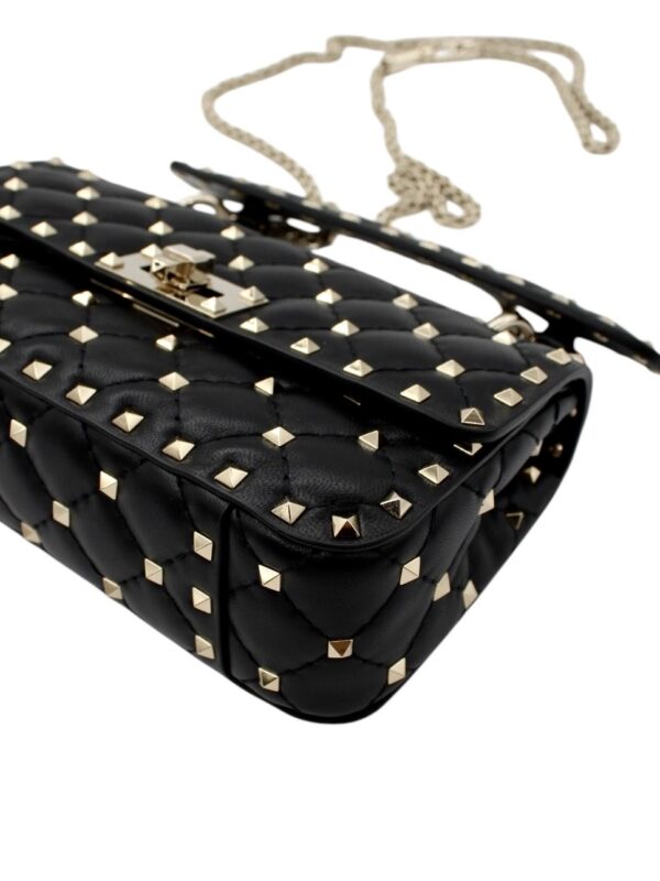 Borsa Valentino Rockstud Spike piccola in Nappa