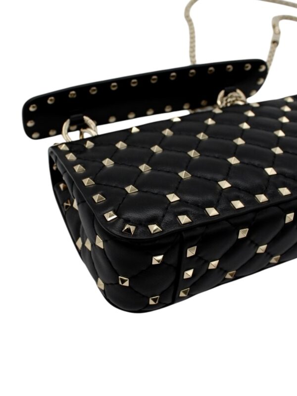 Borsa Valentino Rockstud Spike piccola in Nappa